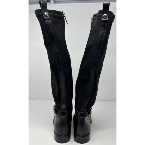 MICHAEL Michael Kors Arley Stretch Leather Knee Boot (5M) - Picture 2 of 14